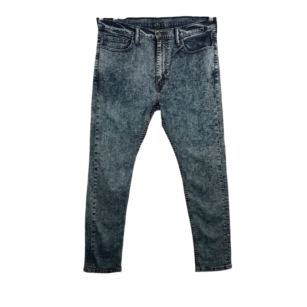 Levis 510 Skinny Jeans 36x32 Grey Acid Wash Slim Fit Streetwear grunge punk